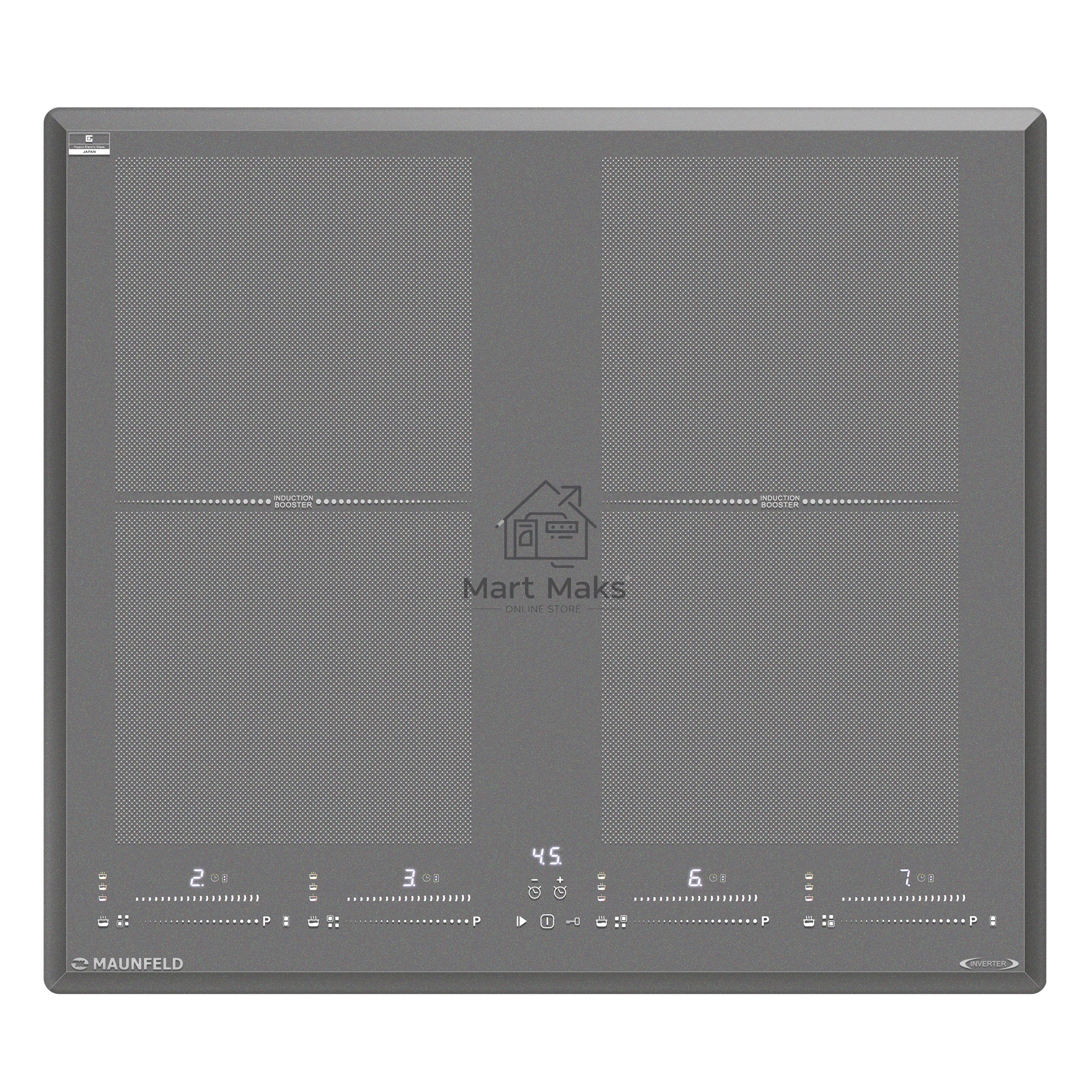 Индукционная варочная панель Maunfeld CVI594SF2LGR Inverter