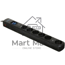Сетевой фильтр Smartbuy (SBSP-30K-Pro) - 6 роз х3,0 м - черный