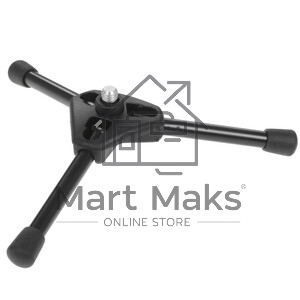 Настольная микрофонная стойка K&M 23110-316-55 высота 60 мм, складная конструкция, материал стойки - пластик, цвет черный