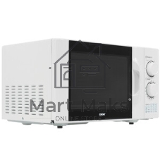 Микроволновая печь BBK 23MWS-927M/W белый, 23 л, 900 Вт, переключатели - поворотный механизм