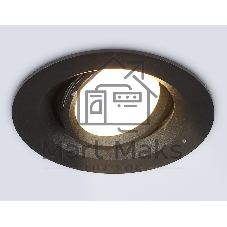 Светильник Ambrella light TN1142 BK черный IP44 GU5.3 D95*38