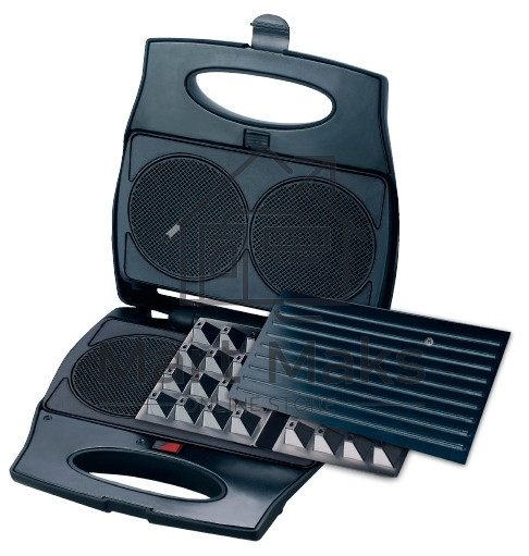 Вафельница Centek CT-1450 (венские вафли, гриль, вафли для мороженного)