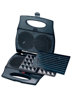 Вафельница Centek CT-1450 (венские вафли, гриль, вафли для мороженного)