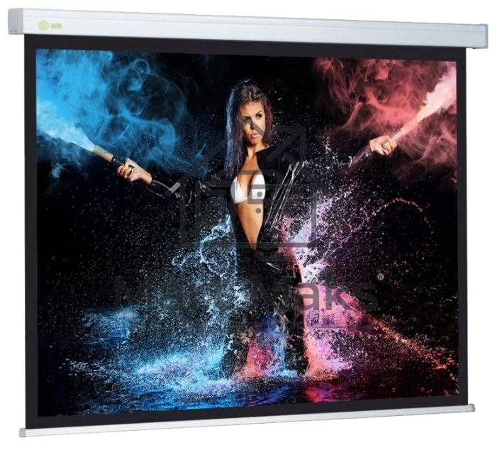 Экран Cactus 180x180см Wallscreen CS-PSW-180x180 1:1 настенно-потолочный рулонный белый