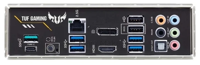 Материнская плата ASUS TUF GAMING B550-PLUS, AM4, AMD B550, 4xDDR4, 6xSATA, 2xM.2, 1xPCIe 4.0 x16, 1xPCIe 3.0 x16, 3xPCIe x1, 1xHDMI, 1xDP, 1x 2.5Gb LAN, 4xUSB-A 3.2 Gen 1, 1xUSB-A 3.2 Gen 2, 2xUSB-A 2.0, 1xUSB-C 3.2 Gen 2, 5x3.5 мм, 7.1, ATX