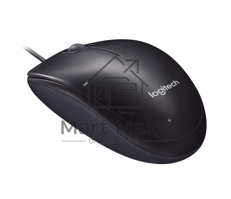 Мышь проводная Logitech M90 черный/серый, 1000 dpi, USB, кнопки - 3