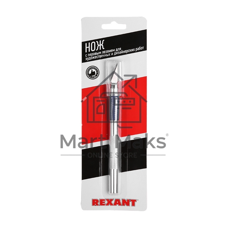 Нож с перовым лезвием (скальпель) Rexant