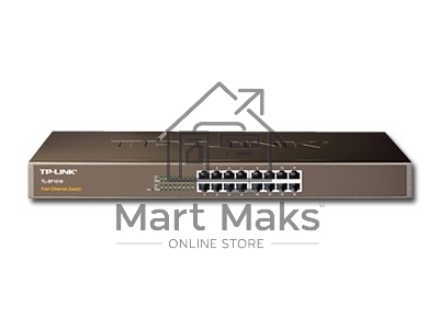 Сетевой коммутатор TP-Link SMB TL-SF1016 Коммутатор 16-port 10/100M Desktop Switch, 16 10/100M RJ45 ports, Plastic case