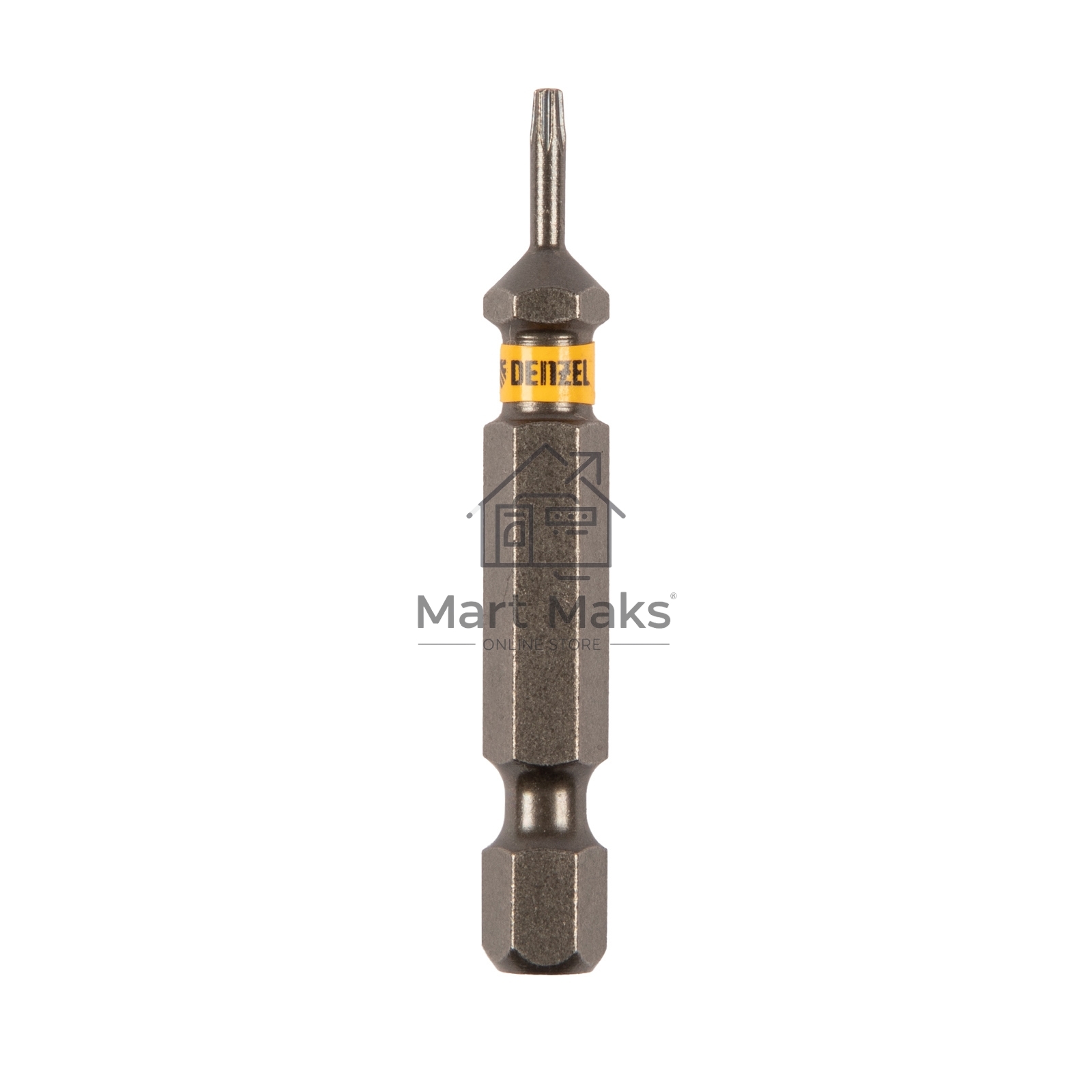 Набор бит TORX 6х50, сталь S2, шестигранный профиль, 10 шт. Denzel