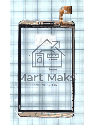Сенсорное стекло (тачскрин) для Digma Plane 8540E FC80J196 (версия A) черное