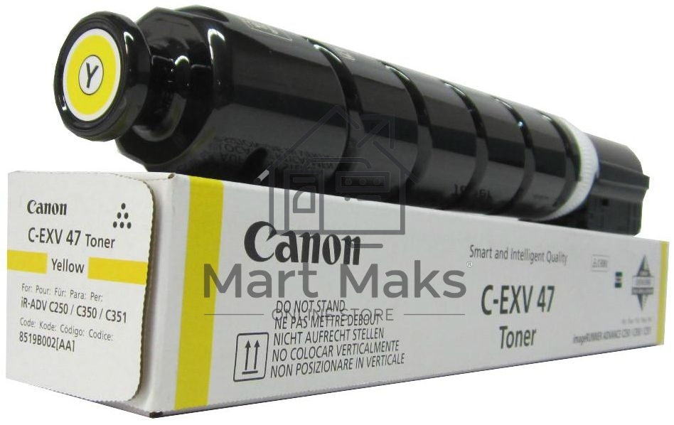 Картридж лазерный Canon C-EXV47Y 8519B002 желтый для iR-ADV С351iF/C350i/C250i