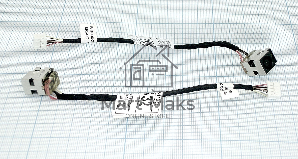 Разъем для ноутбука HP Pavilion G6-1100SX G6-1100TU G6-1100TX G6-1101AU с кабелем