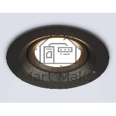 Светильник Ambrella light TN1142 BK черный IP44 GU5.3 D95*38