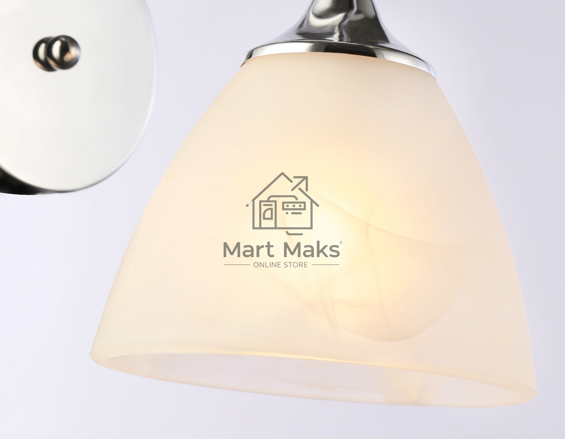 Светильник Ambrella light TR3045 CH/FR хром/белый матовый E27 max 40W 215*135*225
