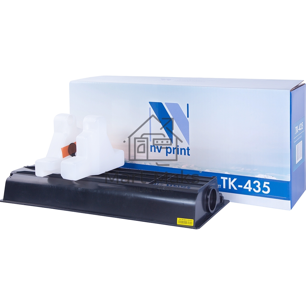 Картридж лазерный NV Print NV-TK435 (тип TK-435), черный, 15000 стр. (туба 870 г), для Kyocera TASKalfa 180/181/220/221