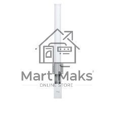Сетевое оборудование UBIQUITI AMO-2G10 внешняя всенаправленная MIMO 2x2, 10 дБ, 2,35-2,55 ГГц, 360°x12°, 2* RP-SMA (волны вертикальные/горизонтальные)