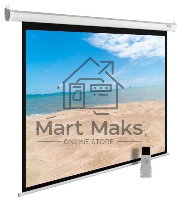 Экран Cactus 180x240см MotoExpert CS-PSME-240x180-WT 4:3 настенно-потолочный рулонный белый (моторизованный привод)