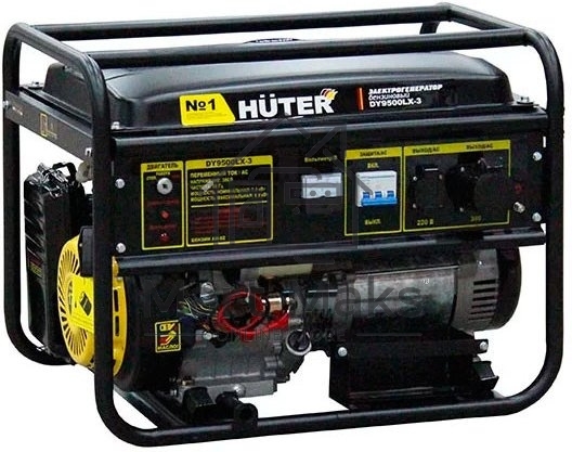 Электрогенератор бензиновый Huter DY9500LX-3 PRO, 8 кВт, 96 дБ, 79.4 кг