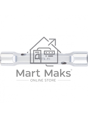 Ключ трубка торцевой усиленный, 10х11 мм, CrV Stels