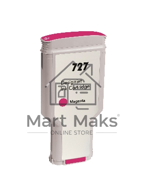 Картридж струйный NVPrint 727 (NV-F9J77A) Magenta для HP DesignJet T920/T930/T1500/T1530/T2500/T2530 (300 мл) совместимый
