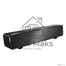 Мини саундбар Genius SoundBar 100. Ультракомпактный. Выходная мощность 6Вт. Тип подключения: USB. Частотная характеристика: 110-20000Гцz. Встроенный регулятор громкости. Аудиовыход 3,5 мм. черный
