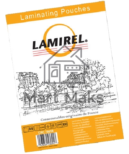 Пленка для ламинирования Lamirel А4, 100мкм, 100 шт.