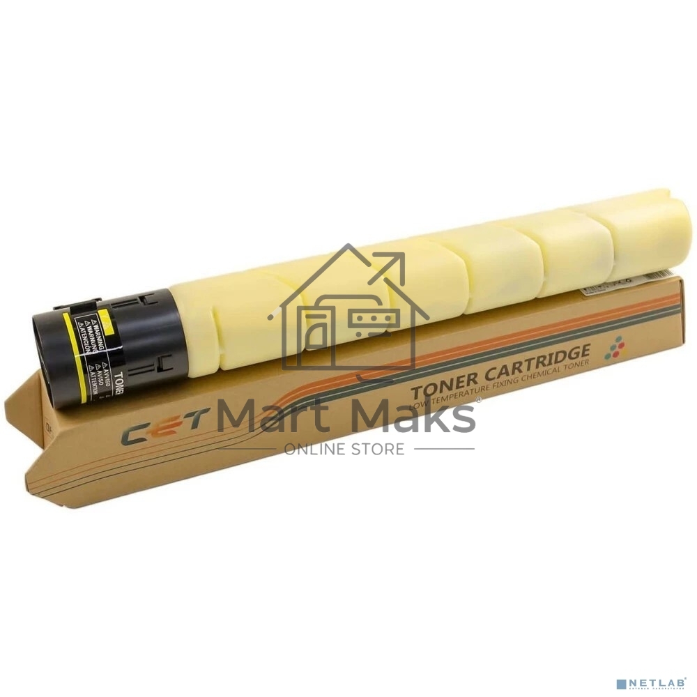 Картридж лазерный (CPT, CE28) TN-324Y для Konica Minolta Bizhub C258/308/368 CET Yellow, (WW), 550г, 26000 стр., CET141253
