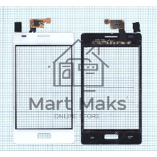 Сенсорное стекло (тачскрин) для LG Optimus L5 E610 E612 белое