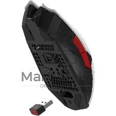 Мышь беспроводная A4Tech Bloody R36 Ultra черный/белый/красный, 12000dpi, USB, радиоканал, кнопки - 7