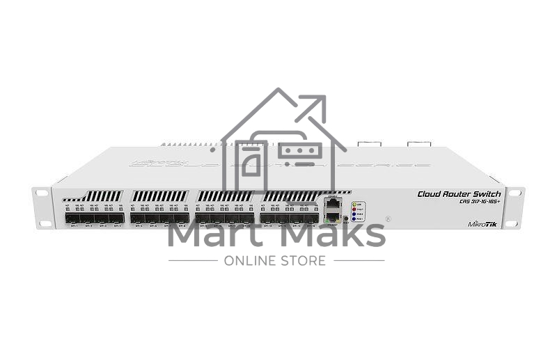 Коммутатор MikroTik CRS317-1G-16S+RM 16х SFP+, 1х 1G RJ45, SwOS или RouterOS