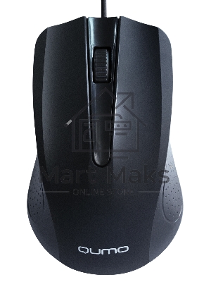 Мышь проводная Qumo Office Union M66 черный, 1000 dpi, USB, кнопки - 3