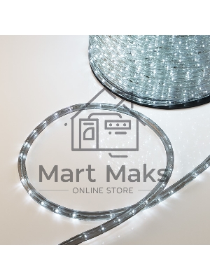 Дюралайт Neon-night LED, эффект мерцания (2W) - белый, 36 LED/м, бухта 100м