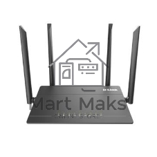 Роутер D-Link DIR-822/RU/E1A, Wireless AC1200 Dual-Band Router with 1 10/100Base-TX WAN port and 4 10/100Base-TX LAN ports.802.11b/g/n compatible, 802.11AC up to 866Mbps,1 10/100Base-TX WAN port, 4 10/100B