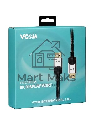 Кабель соединительный DISPLAY PORT v1.4, 8K@60Hz, 1 м VCOM CG635-1.5M