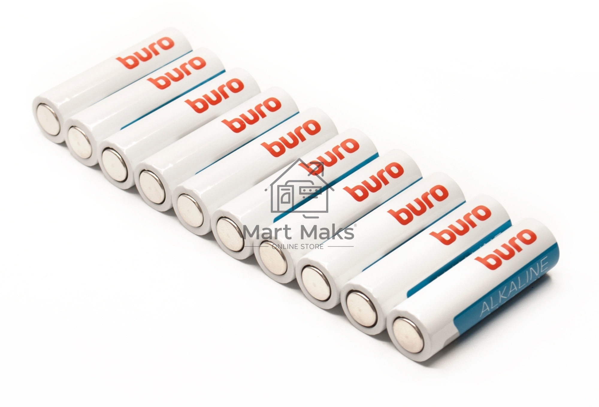 Батарея Buro Alkaline LR6 AA (10шт) коробка