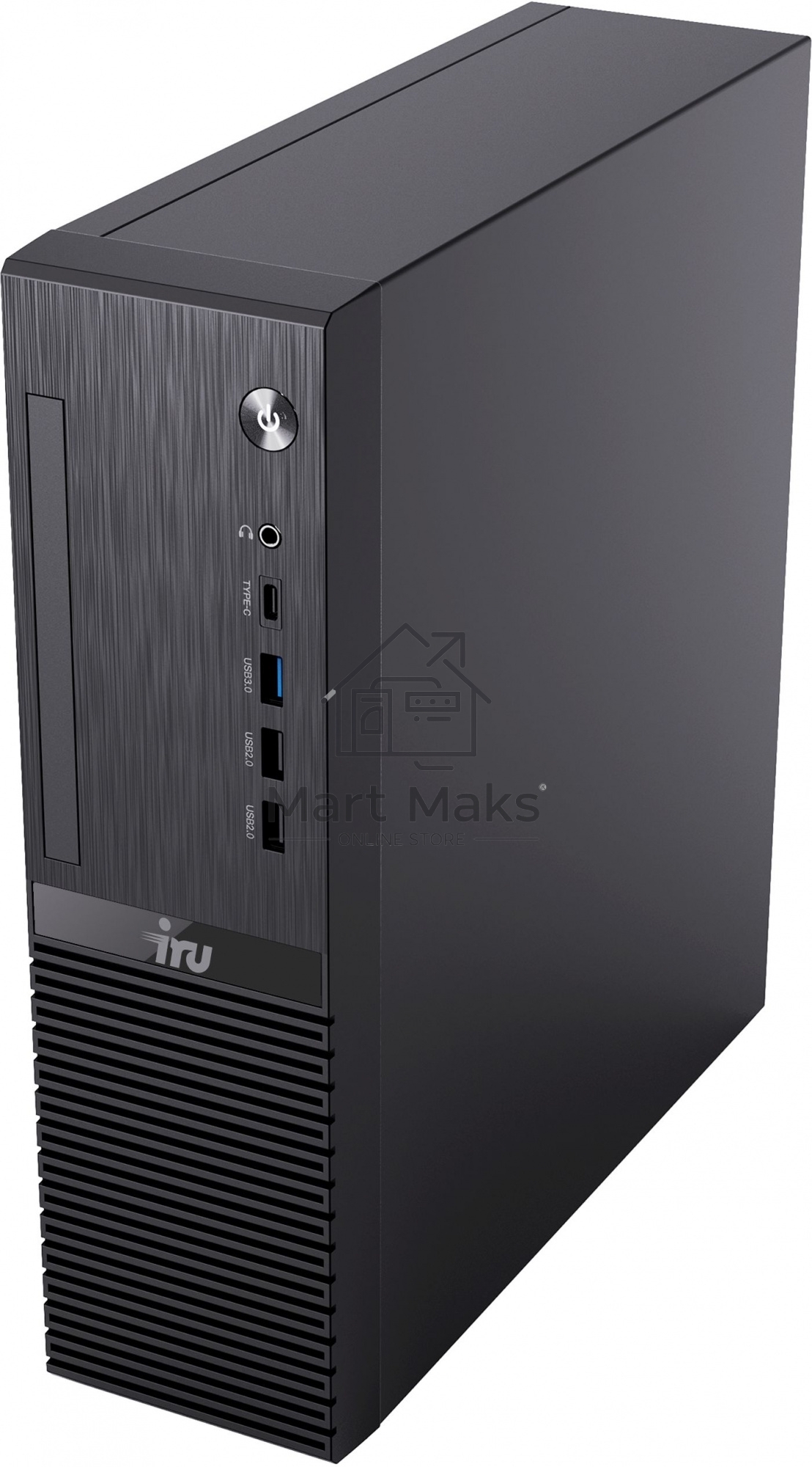 Компьютер IRU 310SC SFF i3 12100 (3.3) 16Gb SSD256Gb UHDG 730 Windows 11 Professional GbitEth 200W черный (1969056)