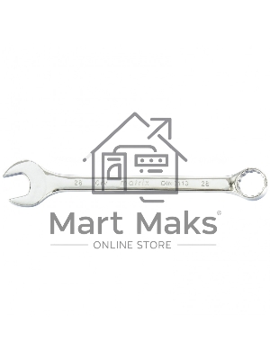 Ключ комбинированный Matrix, 28 мм, CrV, полированный хром