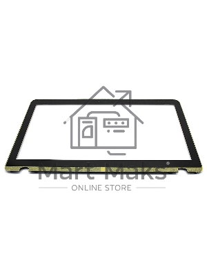 Сенсорное стекло (тачскрин) для Asus UX560UX, черное с рамкой