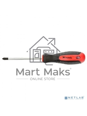 Отвертка Matrix Fusion, PH2 х 100 мм, CrV, 3-х компонентная рукоятка 