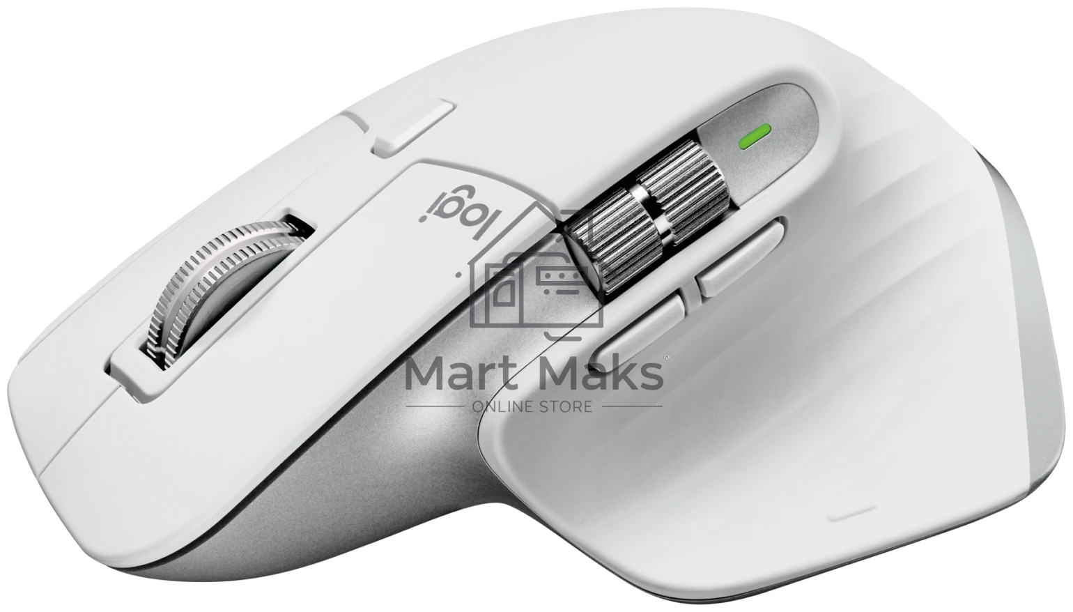 Мышь беспроводная Logitech MX Master 3s светло-серый, 8000 dpi, радиоканал, Bluetooth, USB, кнопки - 7