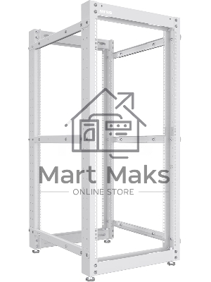 Стойка двухрамная NTSS NTSS-2POR24U/600-1000 24U 550ммx1000мм 600кг серый