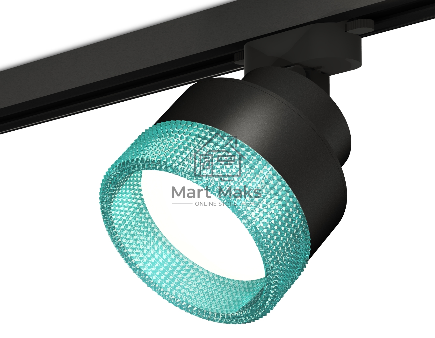 Светильник Ambrella light XT8102043 SBK/BL черный песок/голубой GX53 (A2526, A2106, C8102, N8488)
