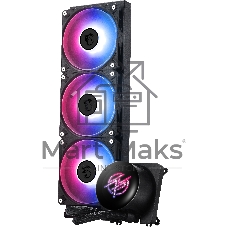 Система жидкостного охлаждения MSI MPG CORELIQUID P13 360 (300W, 360мм, LED, Black, ARGB/ Fans: 3x120мм, 64.89CFM, 2050RPM/ Pump 20dBA, 3400RPM, Rad thickness 27мм/ S: 1851, 1700, AM5, AM4)