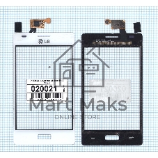 Сенсорное стекло (тачскрин) для LG Optimus L5 E610 E612 белое