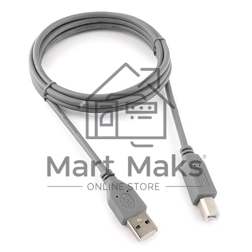 Кабель USB 2.0 Pro Cablexpert CCP-USB2-AMBM-6G, AM/BM, 1.8м, экран, серый