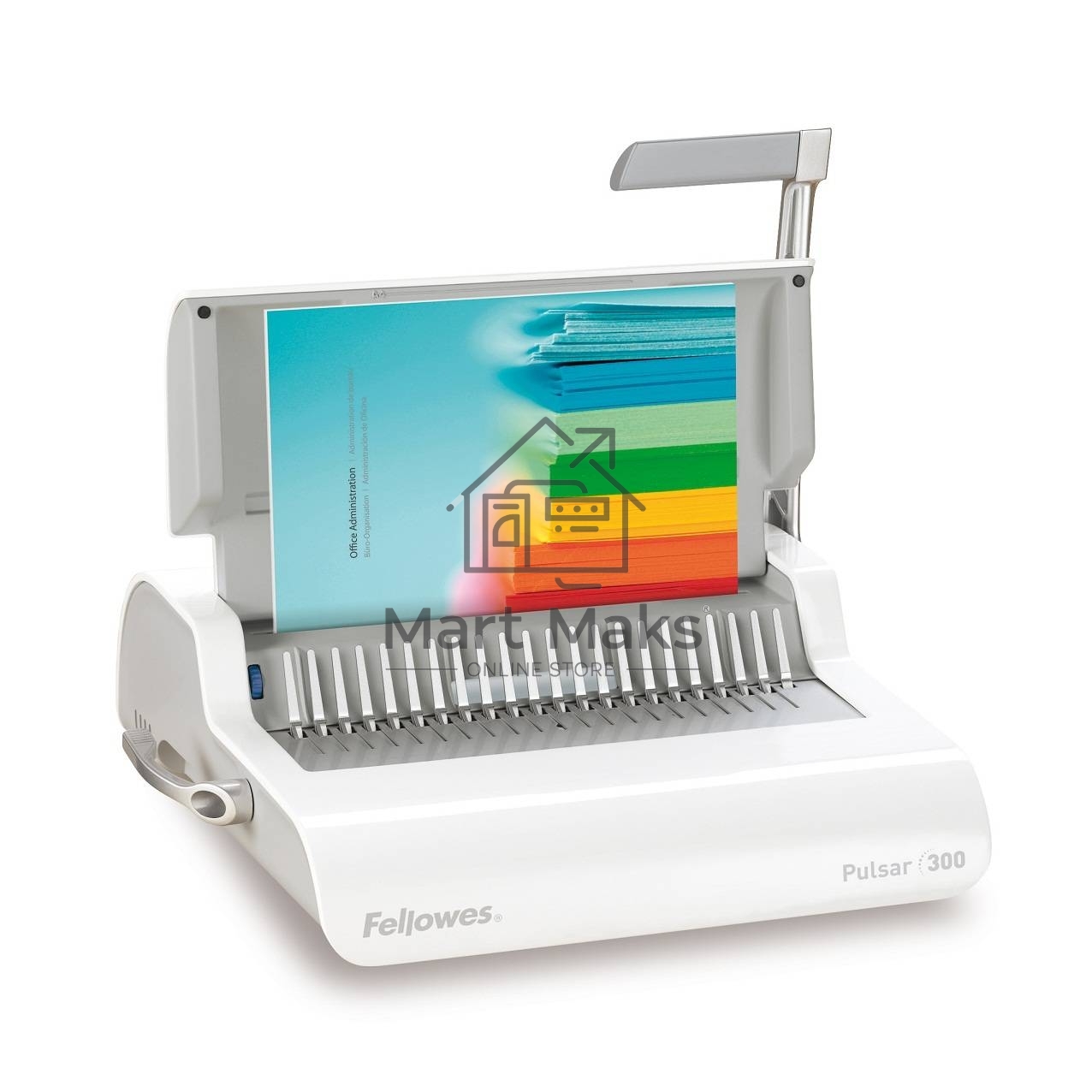 Переплетчик Fellowes Pulsar+ (FS-56276) A4/перф.17л.сшив/макс.300л./пластик.пруж. (6-38мм)