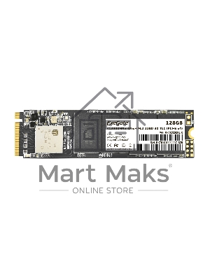 Накопитель SSD ExeGate NextPro+ KC2000TP128, 128Gb, PCIe 3.0 x4, M.2 2280, NVMe, R/W 1200/600