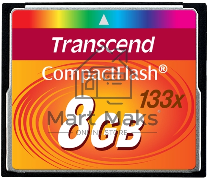 Флеш карта CF 8Gb Transcend TS8GCF133 w/o adapter