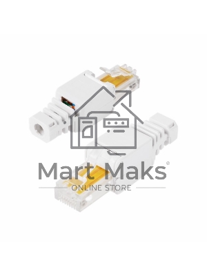 Разъем Rexant RJ-45(8P8C) под витую пару, UTP, категория 5e, самозажимной