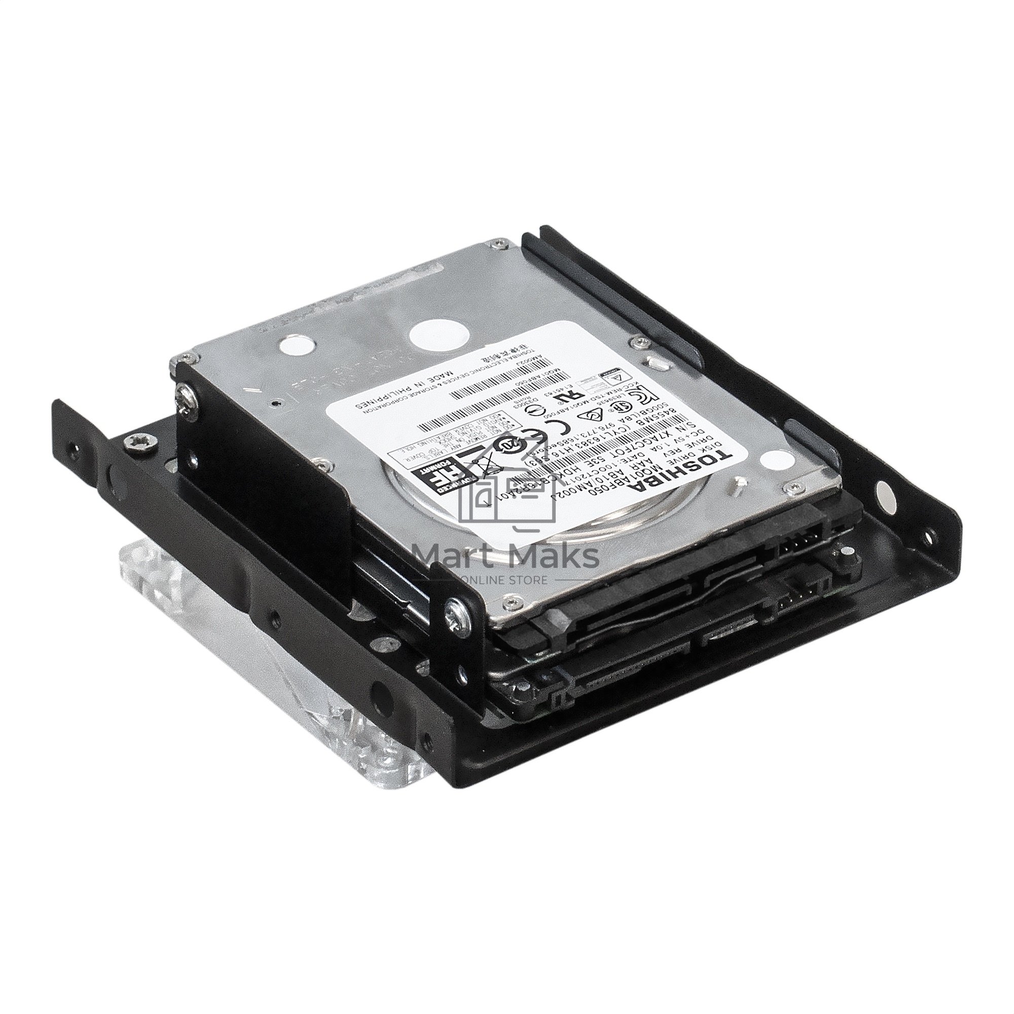 Салазки (переходник) ExeGate EX292544RUS HD-22T3M металлические для установки 2xHDD/SSD 2.5